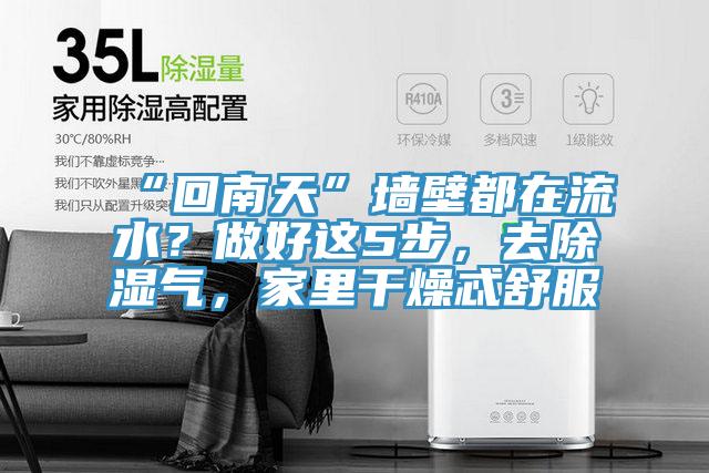 “回南天”墻壁都在流水？做好這5步，去除濕氣，家里干燥忒舒服