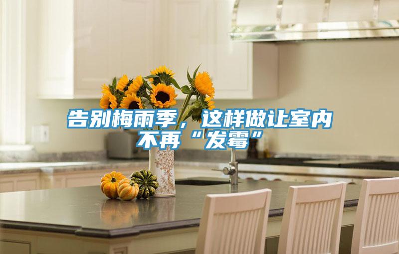 告別梅雨季，這樣做讓室內不再“發霉”