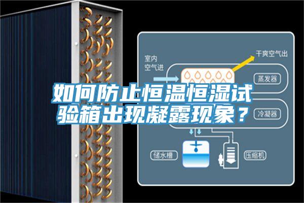 如何防止恒溫恒濕試驗箱出現凝露現象？