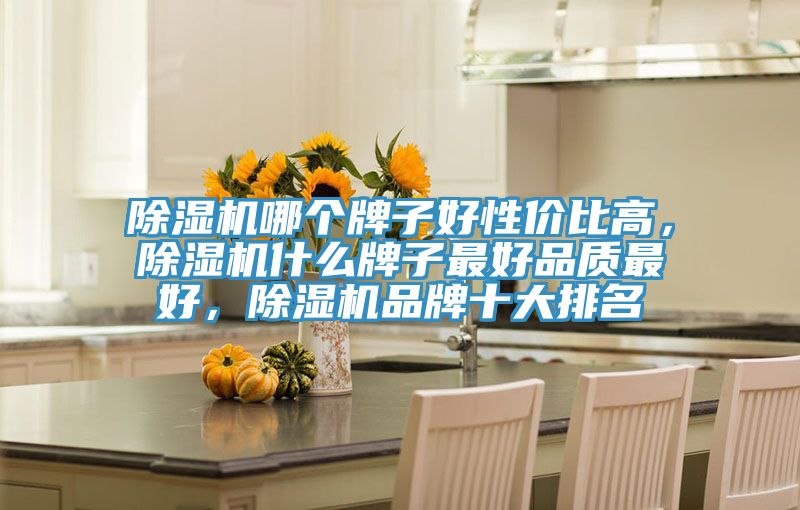 除濕機哪個牌子好性價比高，除濕機什么牌子最好品質最好，除濕機品牌十大排名